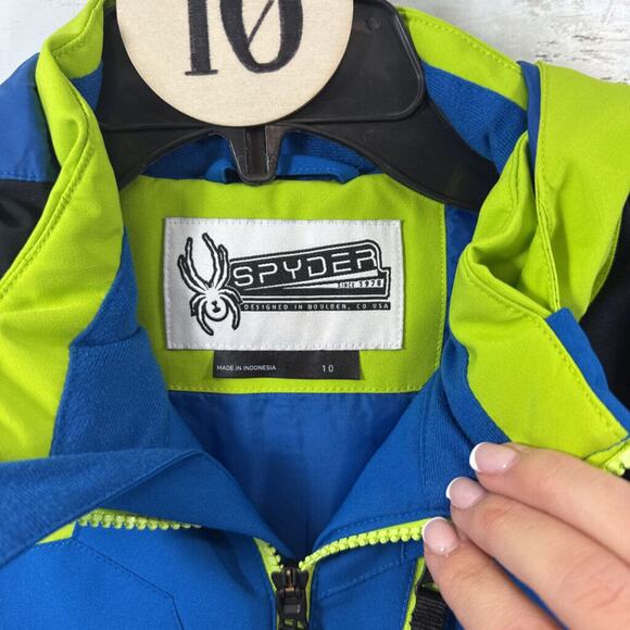 Spyder Ski Jacket- Youth Size 10 - Picture 2 of 3